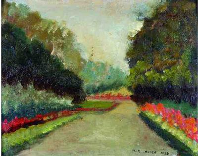 unknow artist Henri Royer Le Chemin oil painting image